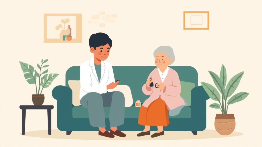 在宅薬剤師が訪問先で実際にやることを解説するセクションの見出し画像