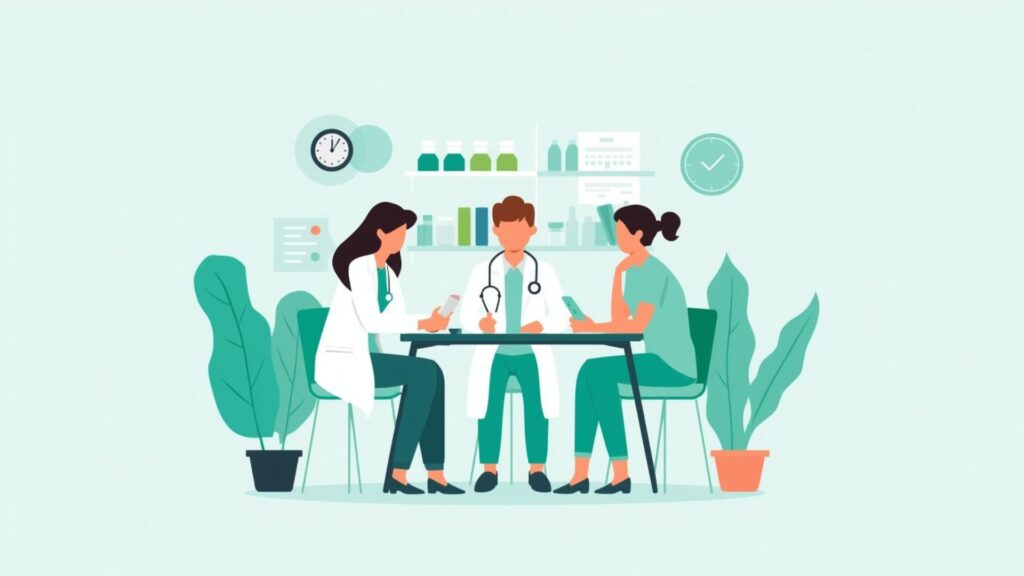 在宅薬剤師が関わる多職種との連携を解説するセクションの見出し画像